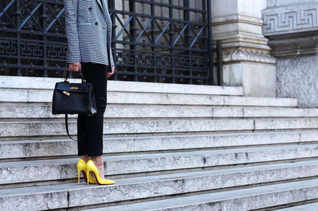 Yellow heels
